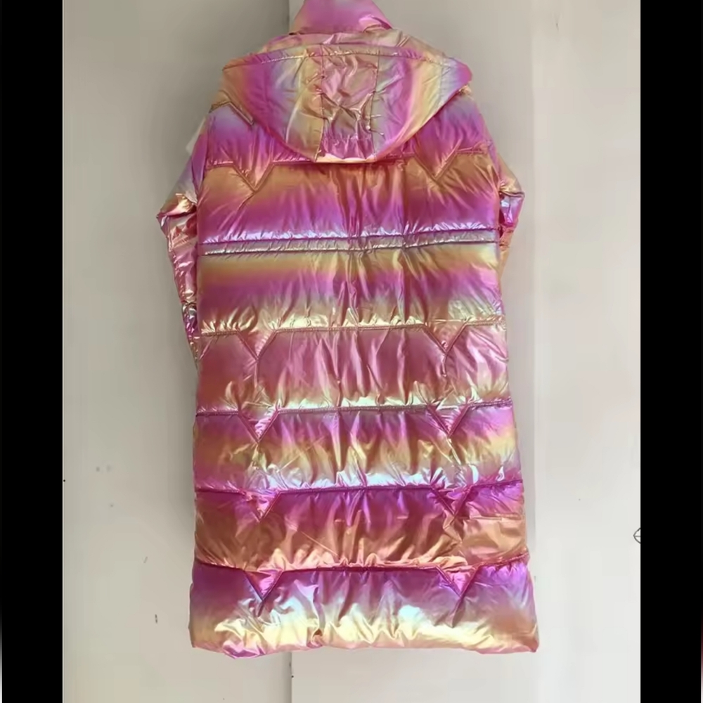 Waterproof Long Parkas Cotton Padded Jacket Women Hooded Thick Warm Snow… - Picture 6 of 6